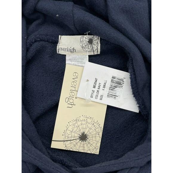 Everleigh Chip Hoodie In Navy Size X Small - Picture 8 of 8